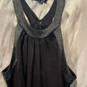 Black and Silver Top
